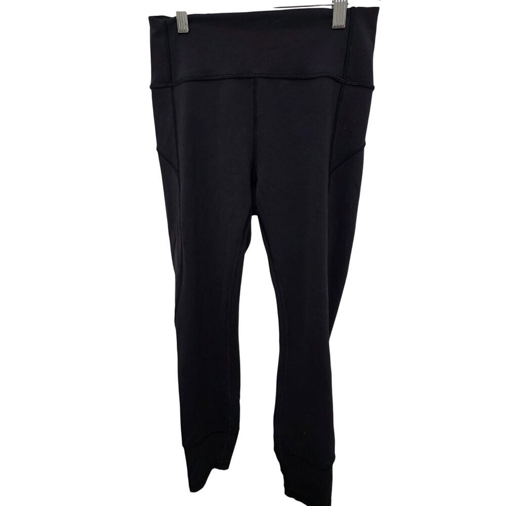 Lululemon Black High-Waist Yoga Leggings Women's Fitness Activewear‎ Size 6